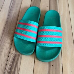 Adidas Originals Adilette Green/Semi Turbo/Green